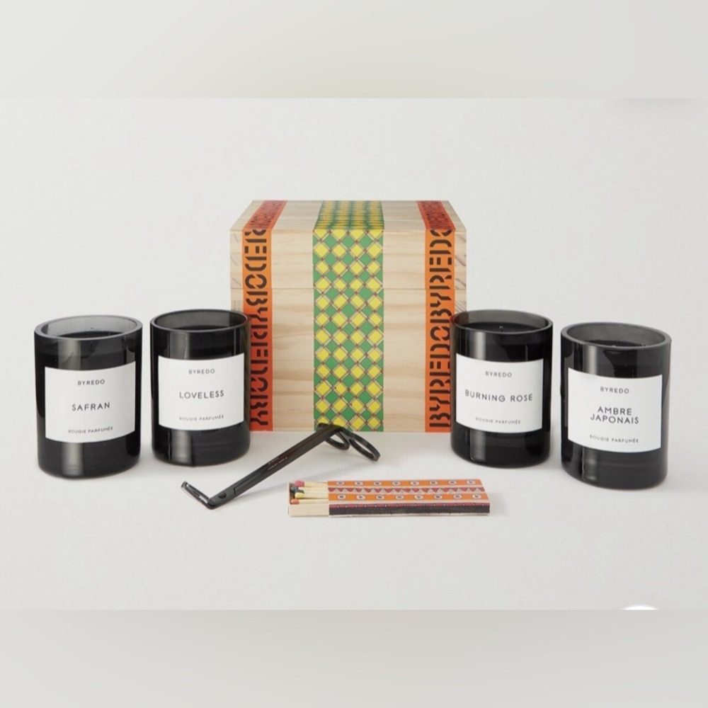 Byredo Black Candle Collection with Colorful Box